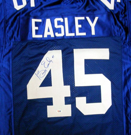 Kenny Easley Autographed Signed Seattle Seahawks Blue Jersey PSA DNA