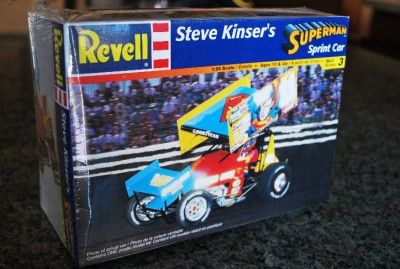 Revell Steve Kinsers Superman Sprint Car Model 1 24 Skill 3 2000