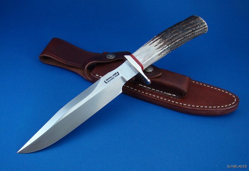 Randall Made Knives Knife  Model 1 7 Stag Custom Sawteeth No