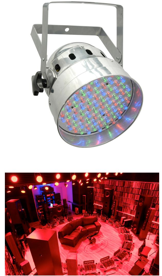 Chauvet Ledrain 56 LED Rain 56C RGB DMX Wash Light New