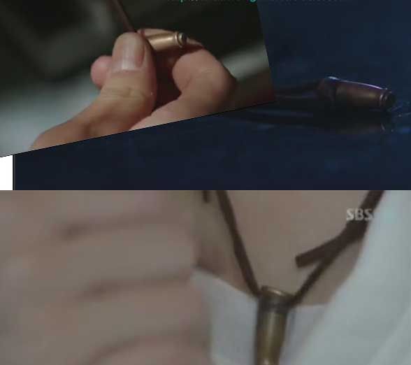 City Hunter Lee MIN HO Bullet Necklace Korean Drama Kdrama