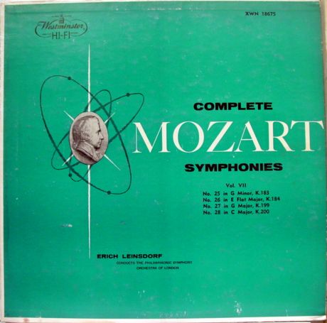 LEINSDORF mozart complete symphonies vol. vii LP VG+ XWN 18675 Vinyl