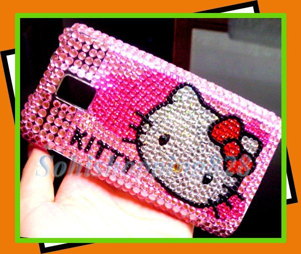 LG T Mobile G2X P990 Hello Kitty Bling Case Cover DC