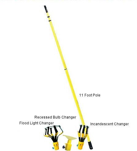 Bayco Light Bulb Changer Kit 11 ft Steel Pole No Display LBC 1000 New