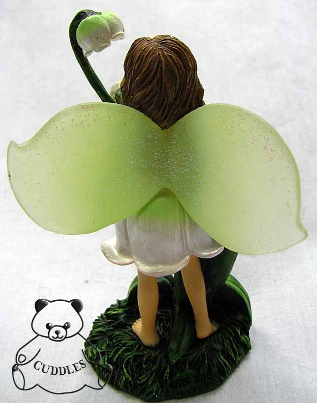 Lilly of The Valley Fairy Bodys Bear Resin Figurine Girl Woodland