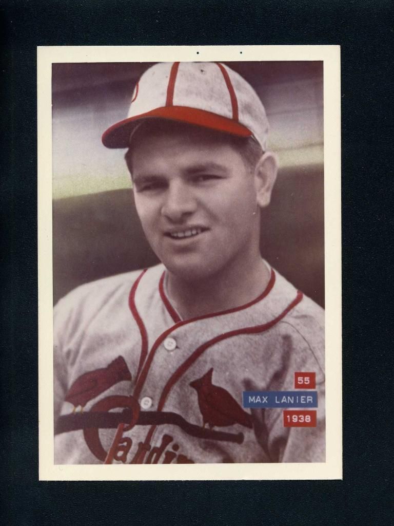 MAX LANIER Bra Mac Photo #55 1938 St. Louis Cardinals George Burke
