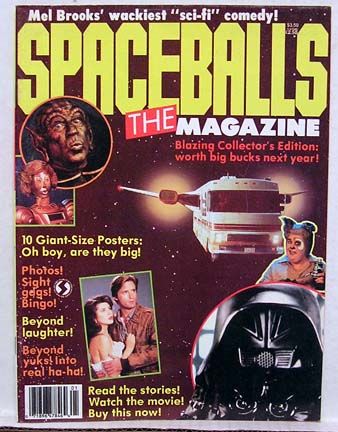 1987 Spaceballs The Magazine Star Wars Mel Brooks