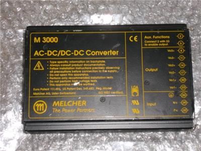 Melcher AC DC DC DC Converter M 3000