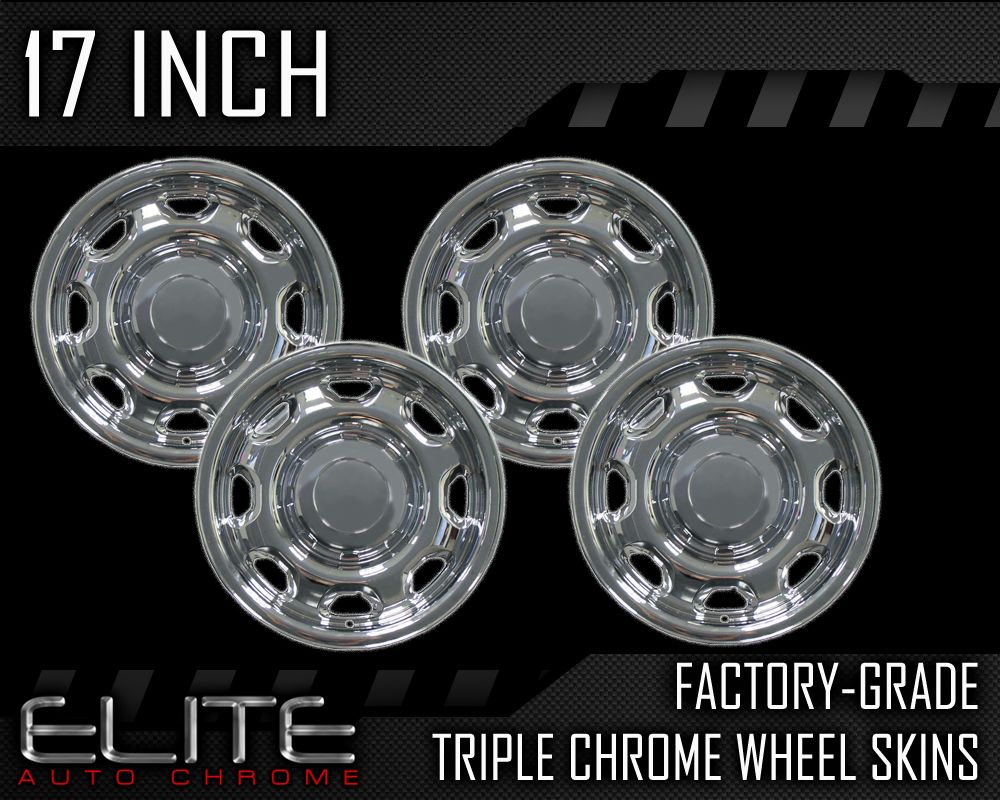 YOUR FACTORY STEEL WHEELS MUST BE AN EXACT MATCH TO THE CHROME WHEEL