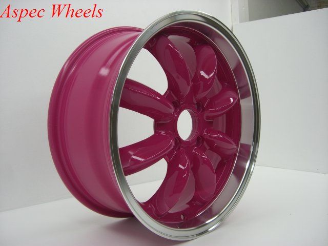 Rota RB 17x7 5 4x100 ET45 56 1 Royal Pink Rims Wheels