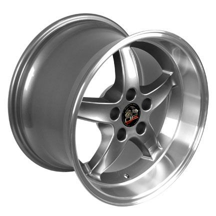 10 5 Gunmetal Cobra Wheels ZR Tires Rims Fit Mustang® GT 94 04