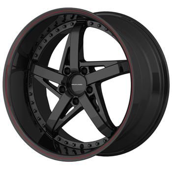 18x10 Black Wheels Rims KMC KM187 5x4 5