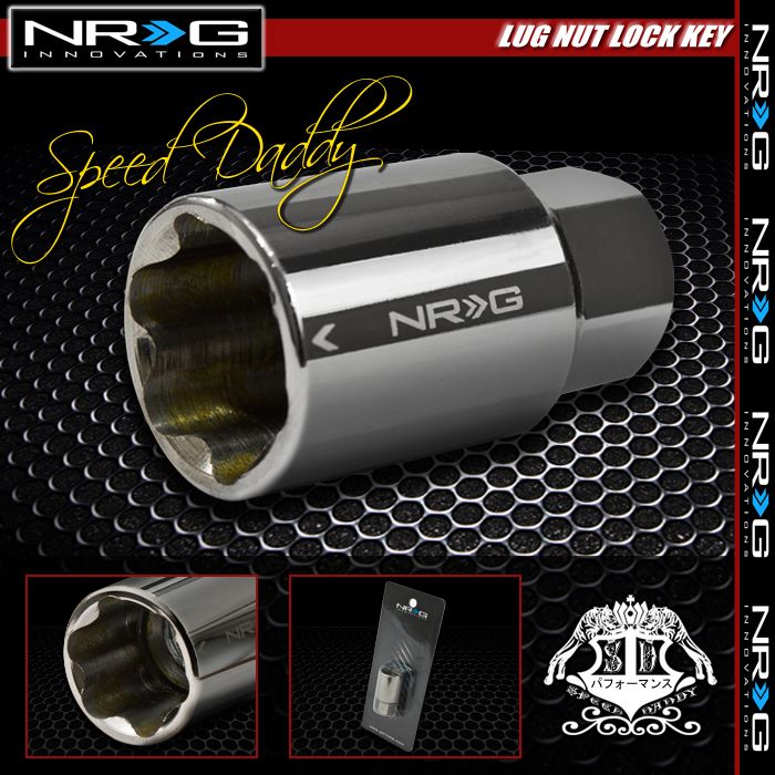 NRG Anodized 17mm Drive Wheel Rim Lug Nut Lock Key L40 L41 L01 L11