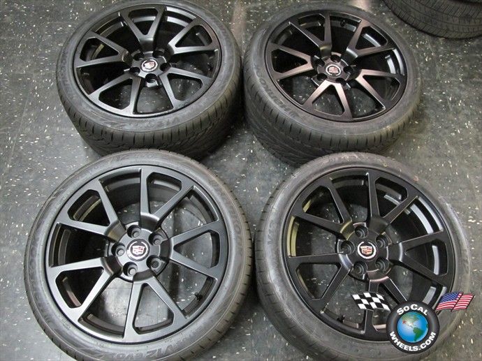 cts cts V Coupe Factory 19 Black Wheels Tires Rims 4647 4649