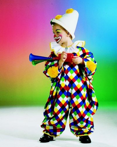 Clown Overall Gr.98/104 Neu Karneval Fasching Zirkus