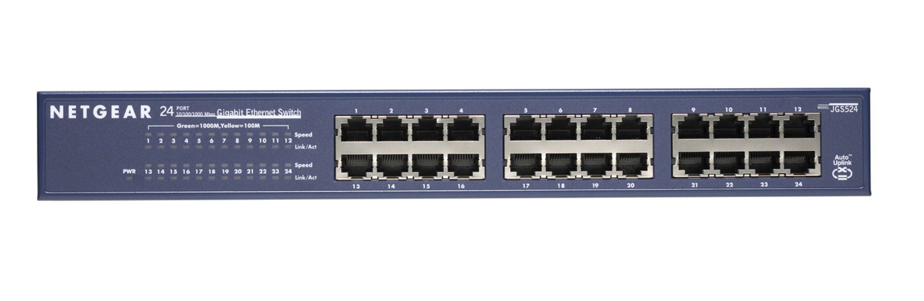 Netgear JGS524 ProSafe 24 Port Gigabit Switch   Network, Ethernet, 10