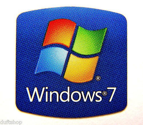 Microsoft Windows 7 Aufkleber/Sticker 17,5x17,5mm [196]