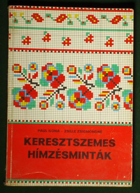 BOOK Folk Cross Stitch Embroidery pattern ethnic Hungary Serbia