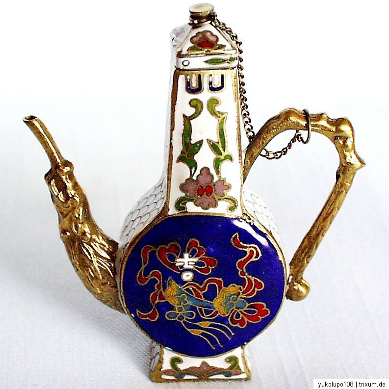 Cloisonné Kaffee Teekanne/miniature coffee tea pot/China