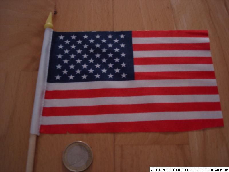 Fähnchen USA Vereinigte Staaten von Amerika Flagge Fahne Stabflagge
