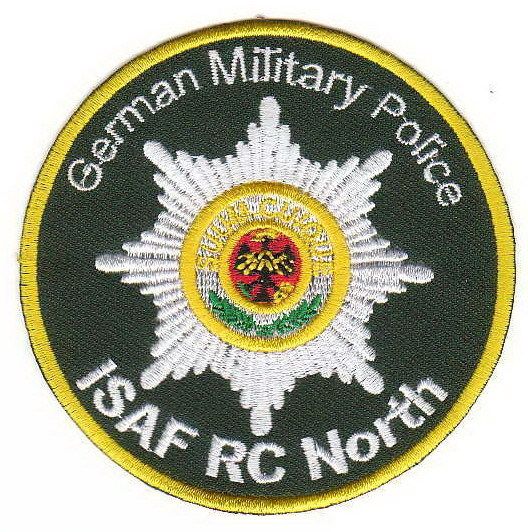 Bundeswehr   Aufnäher/Patch German Military Police ISAF RC NORTH