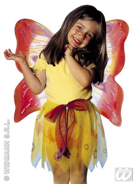Kostüm Schmetterling Fasching Kinder Mädchen Flügel Rock Karneval