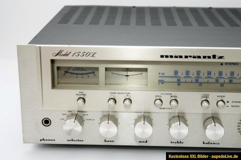 MARANTZ 1550L   WM/LW/FM Stereo Receiver Verstärker Rarität